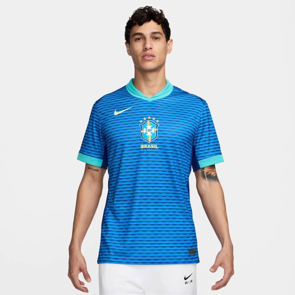 Camiseta Nike Brasil 2024/25 Torcedor Azul — XXG, Novo