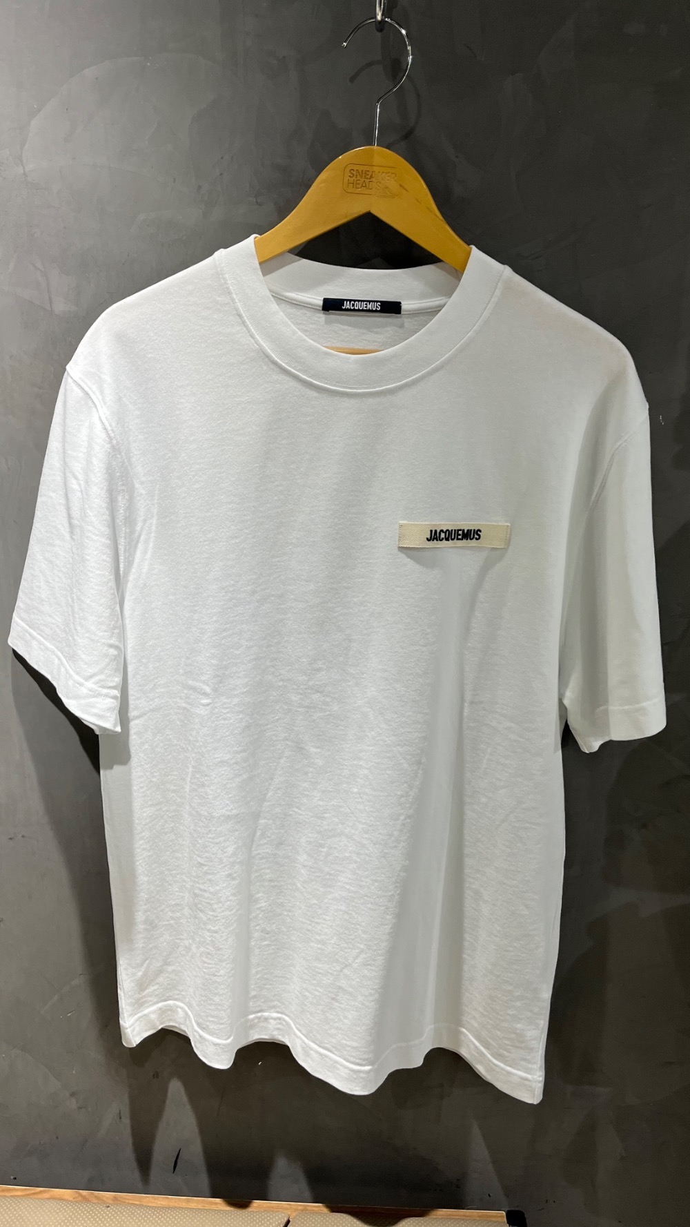 Camiseta Jacquemus The Gros Grain Logo Grey