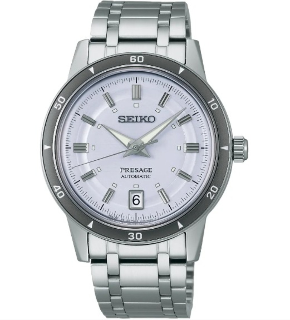 Relógio Seiko Presage Style 60s 39.5mm — Único, Novo