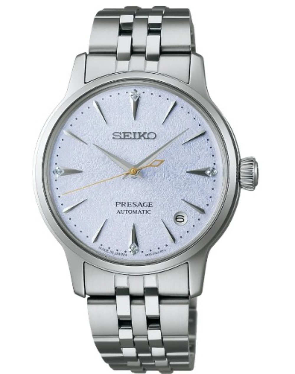 Relógio Seiko Presage Time Diamond Frozen Skydiving 34.0 mm — Único, Novo