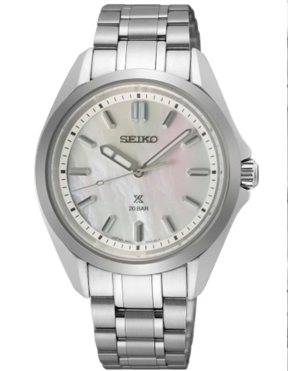 Relógio Seiko Prospex Ladies Marine Sports Seafoam White 34 mm — Único, Novo