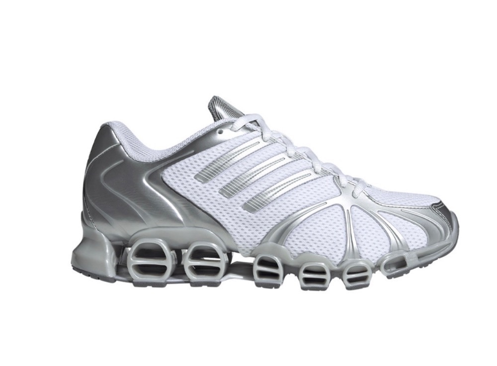 adidas Mega Ghostride Cloud White Silver Metallic Matte Silver