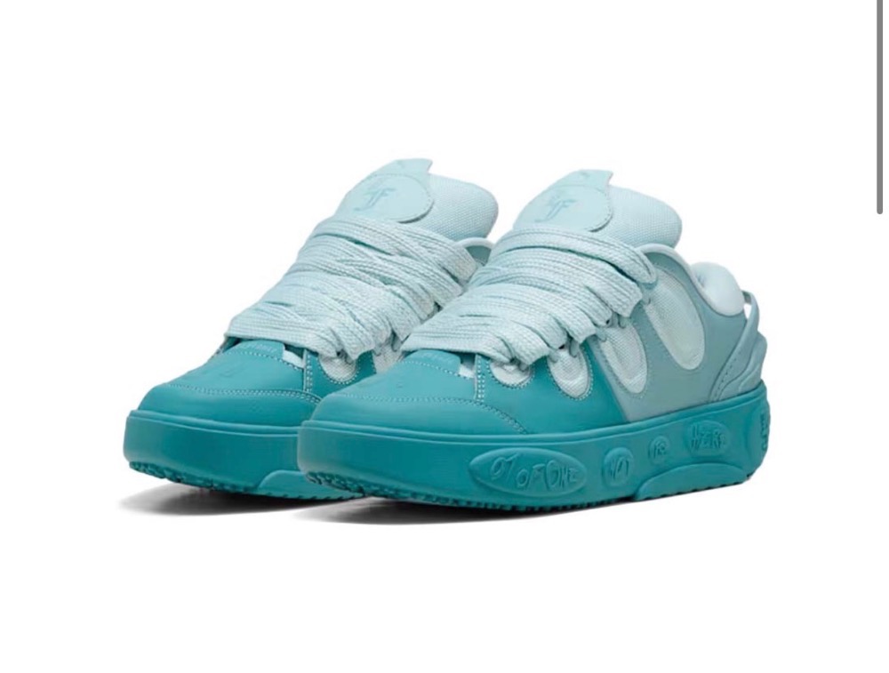 LaMelo Ball x Puma La Francé Icey Baltic Sea Blue Seafoam — 42, Novo