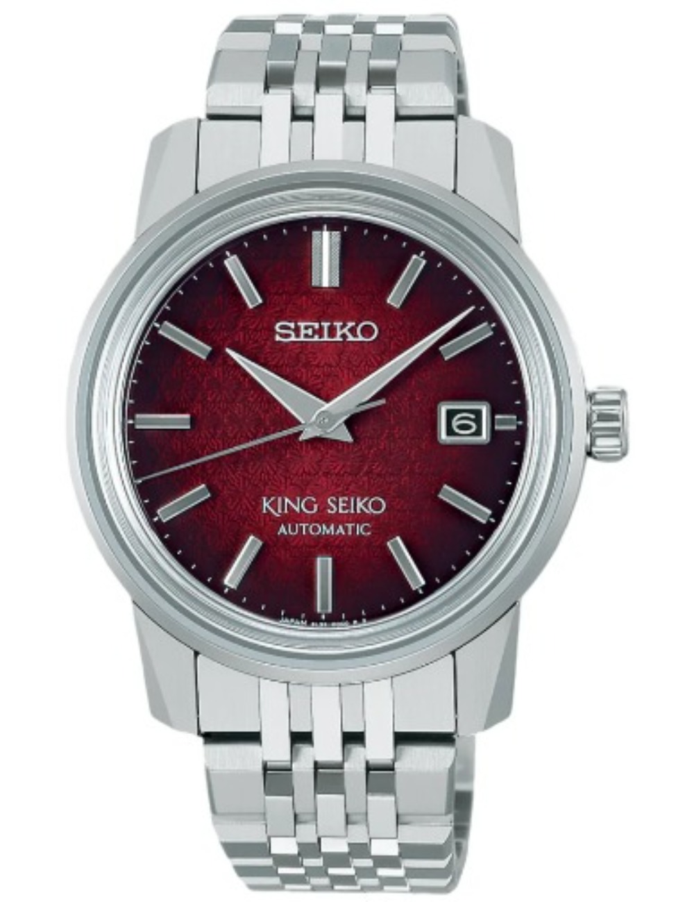Relógio Seiko King KSK Garyu‑Bai Red 38.6 mm — Único, Novo