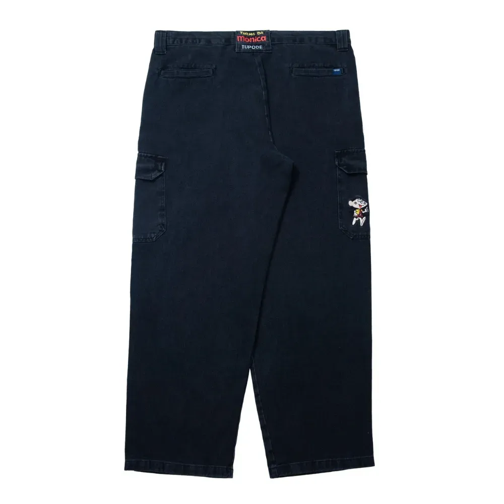 Calça TUPODE OG Baggy Chino Cargo Cascao Old Stone Preto - Droper
