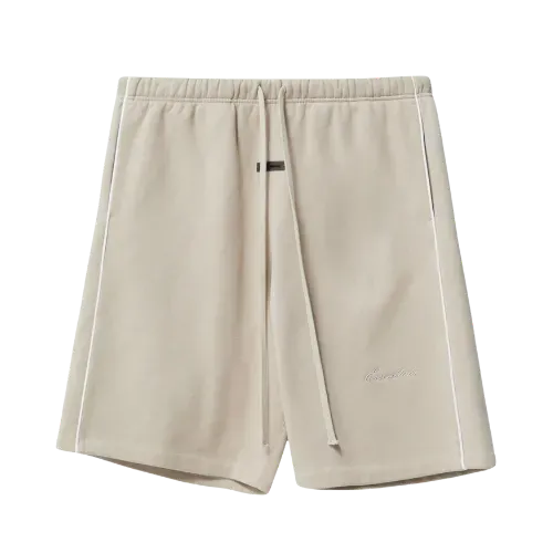 Shorts Fear of God Essentials Basketball Fleece Timber Cloud White