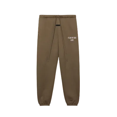Calça Fear of God Essentials Heavy Fleece Military