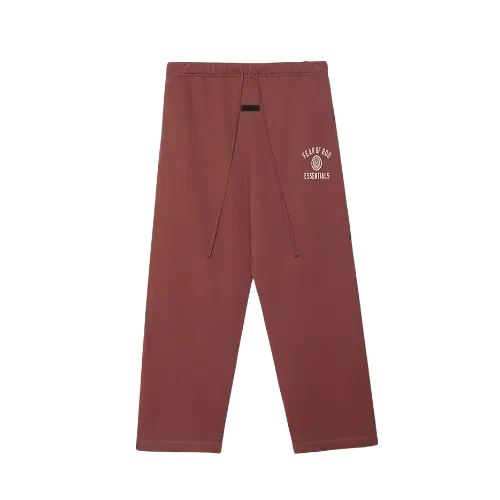 Calça Fear of God Essentials University Fleece Relaxed Crimson