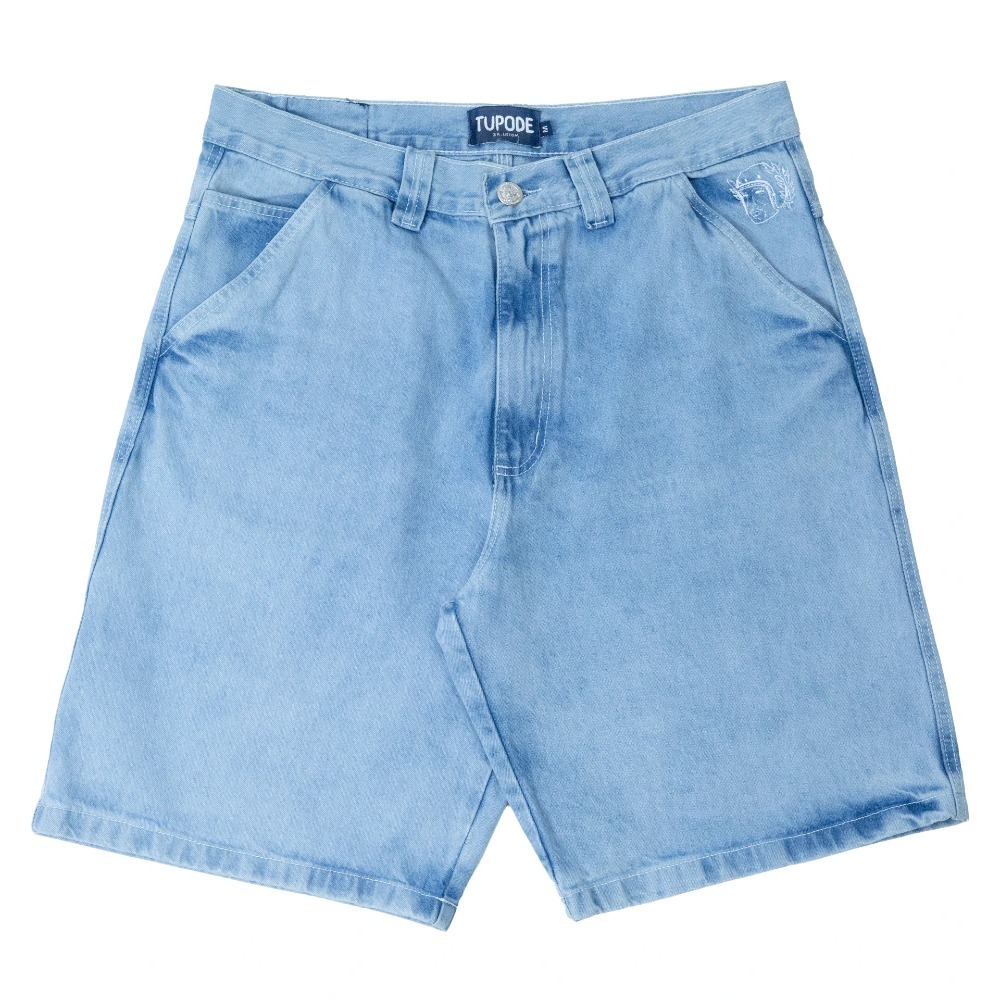 Bermuda TUPODE OG Baggy Azul Claro Contraste — PP / P / M / G / XG, Novo