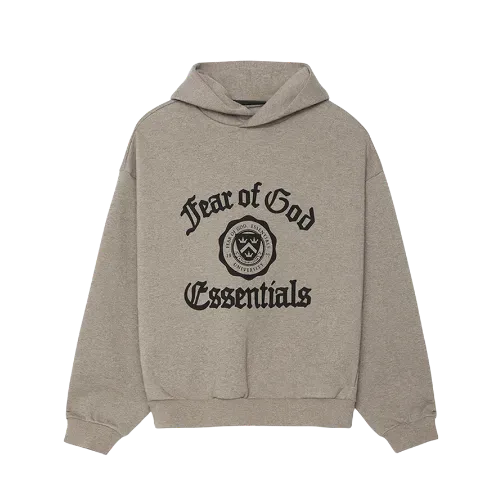 Moletom Fear of God Essentials Heavy Fleece Vintage Heather Grey