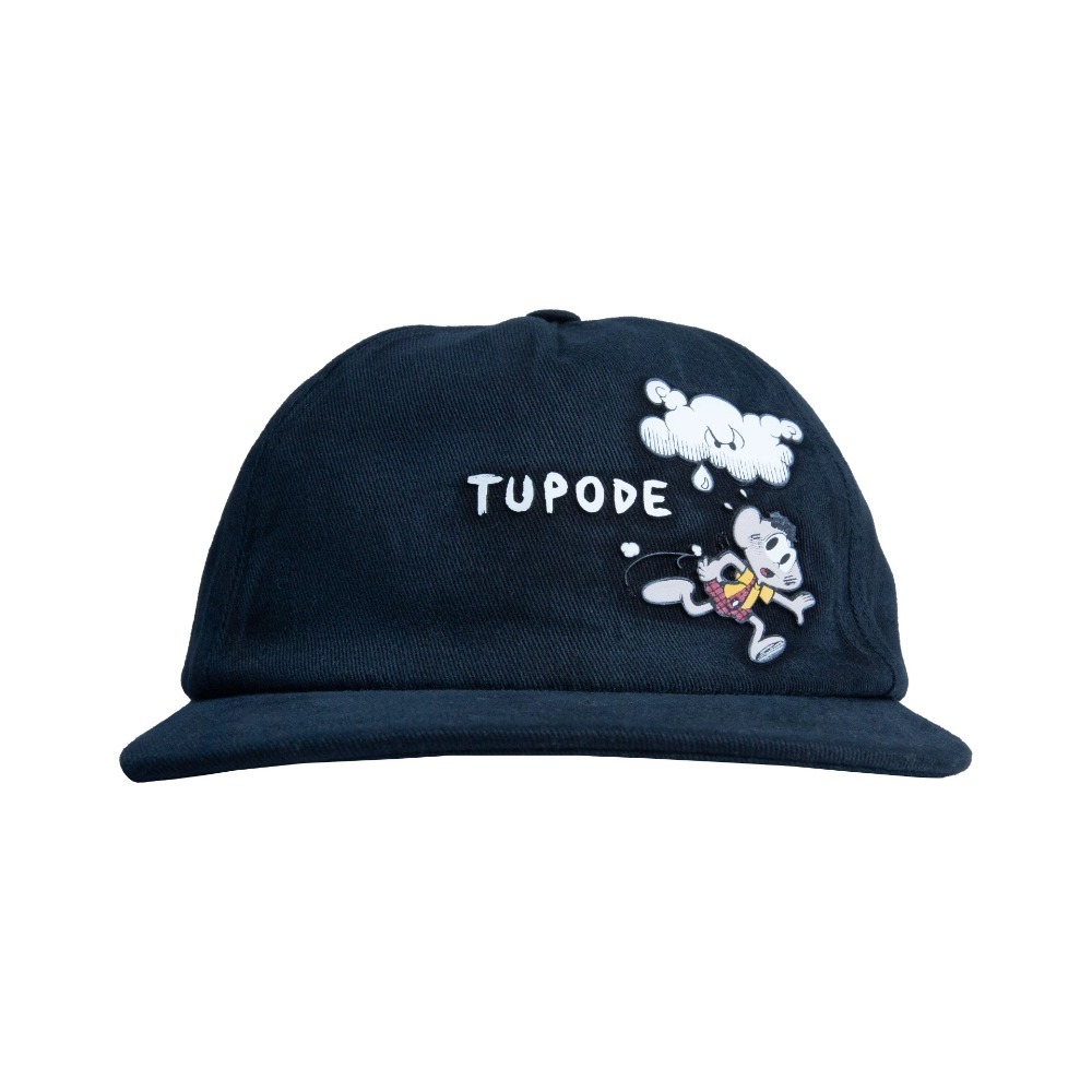 Boné TUPODE Cascão Chuva Stone Preto — Único, Novo