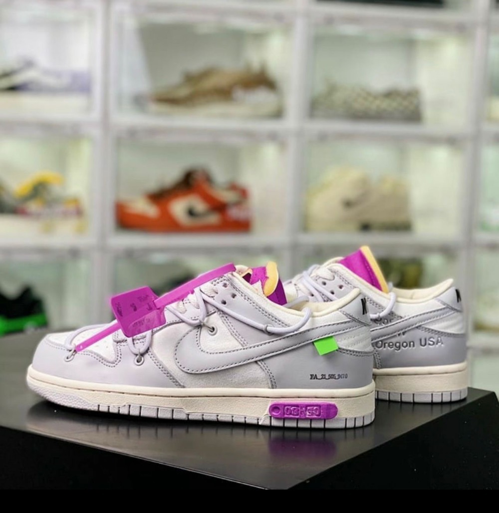 Off-White x Nike Dunk Low Lot 3 of 50 — 34 / 35 / 36 / 37, Novo