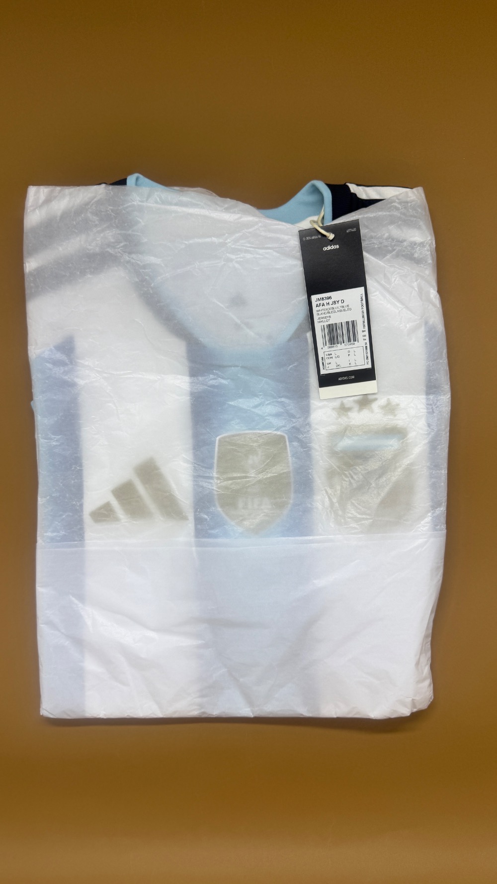 Camiseta adidas Argentina 26 I White Icey Blue Light Blue — M / G / XG, Novo