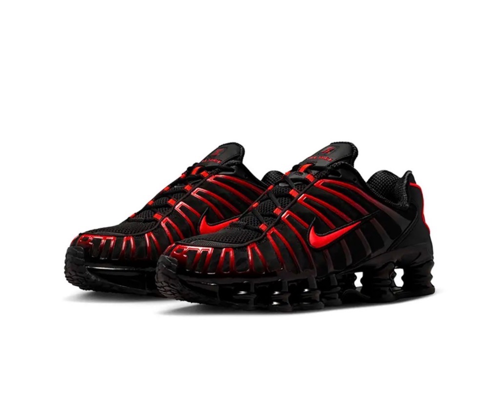 Nike Shox TL Black Light Crimson — 38, Novo