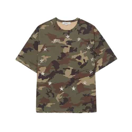 Camiseta Piet Camo Relaxed