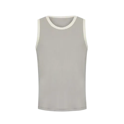 Camisa Regata ADAZ Ribbed Tank Misty Grey