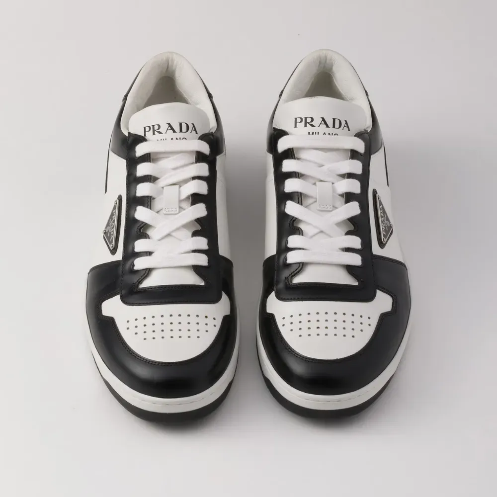 Prada Downtown Leather Black White - Droper