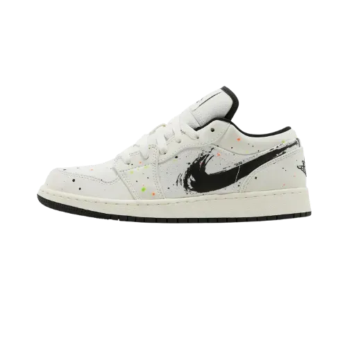 Air Jordan 1 Low SE GS Paint Splatter