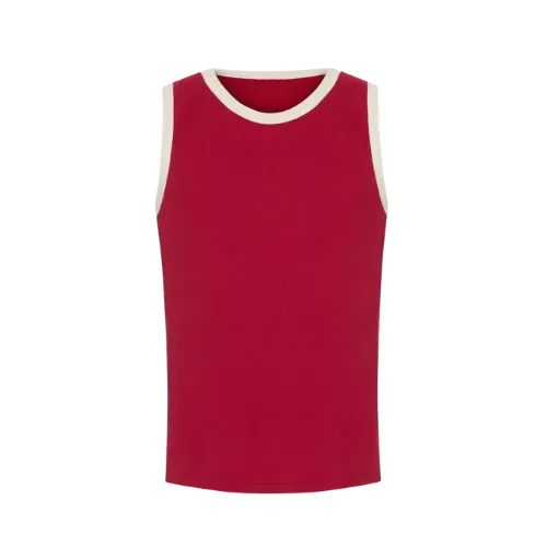 Camisa Regata ADAZ Ribbed Tank Candy Apple