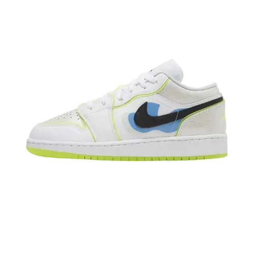 Air Jordan 1 Low SE GS Warped Swoosh