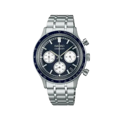 Relógio Seiko Sport Cronograph Silver Blue