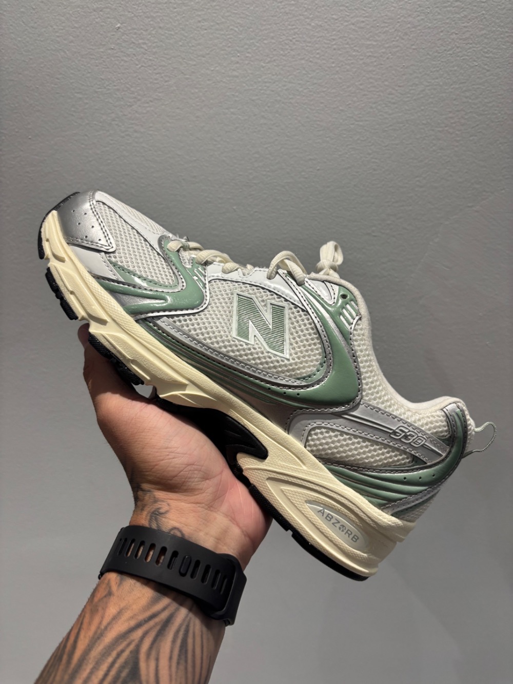 New Balance 530 White Silver — 41, Novo