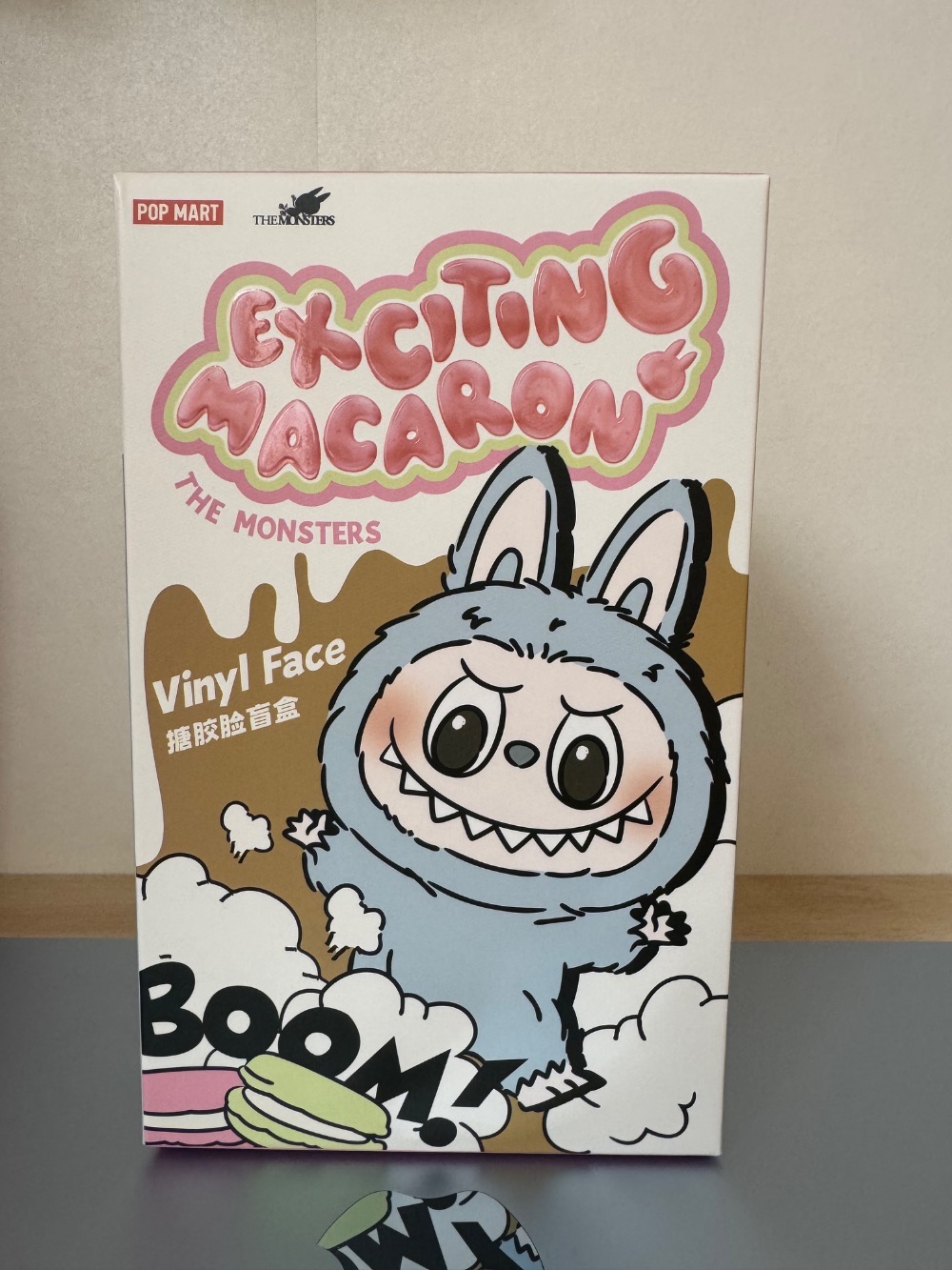 Pop Mart Labubu The Monsters Exciting Macaron Vinyl Face Single Blind Box