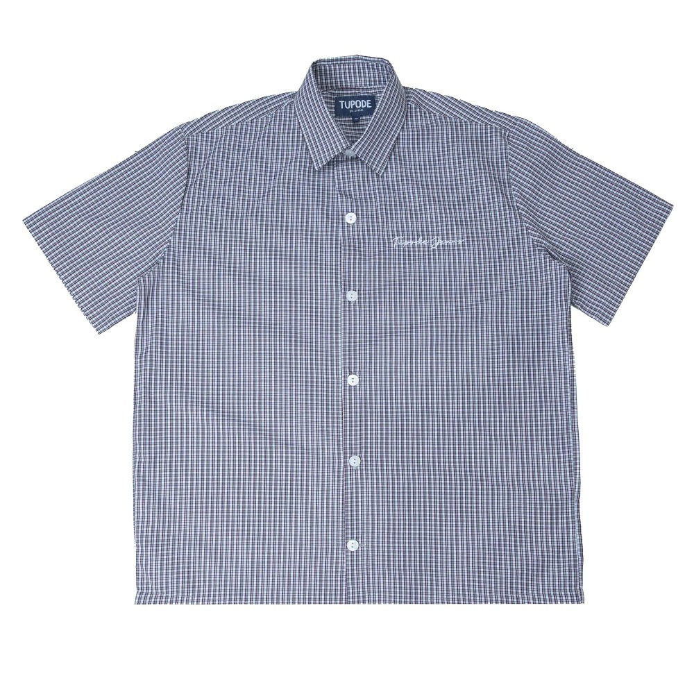 Camisa TUPODE Xadz SAN Cinza Manga Curta — G / XG / XXG, Novo