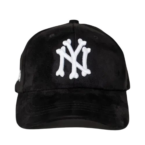 Boné oMA Studios NY Bones Suede Black - Droper
