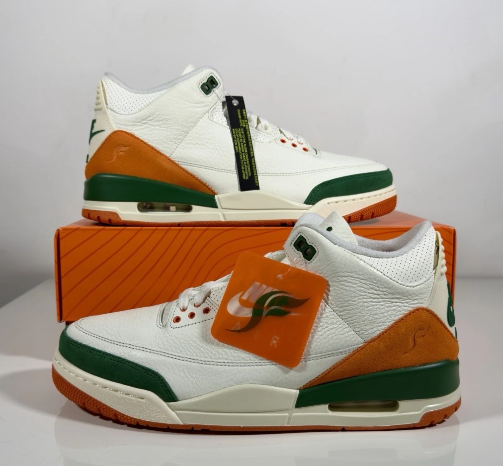 SoleFly x Air Jordan 3 Miami — 43, Novo