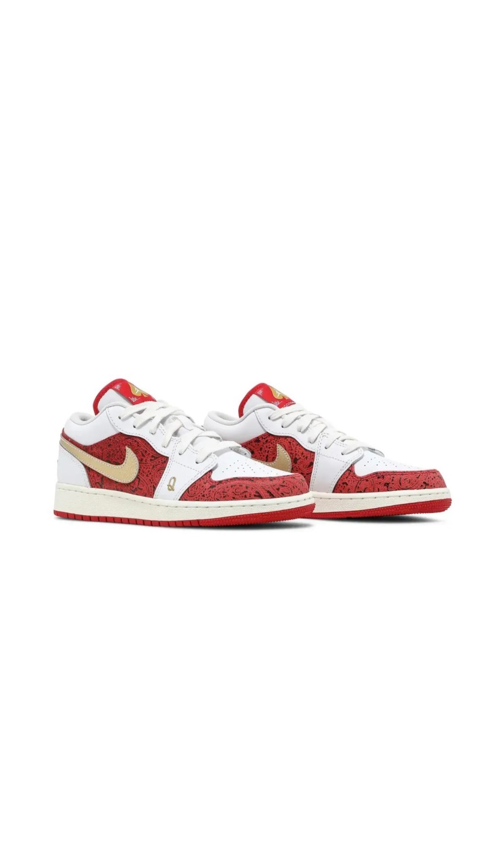 Air Jordan 1 Low SE GS Spades — 34 / 35 / 36 / 37 / 38, Novo