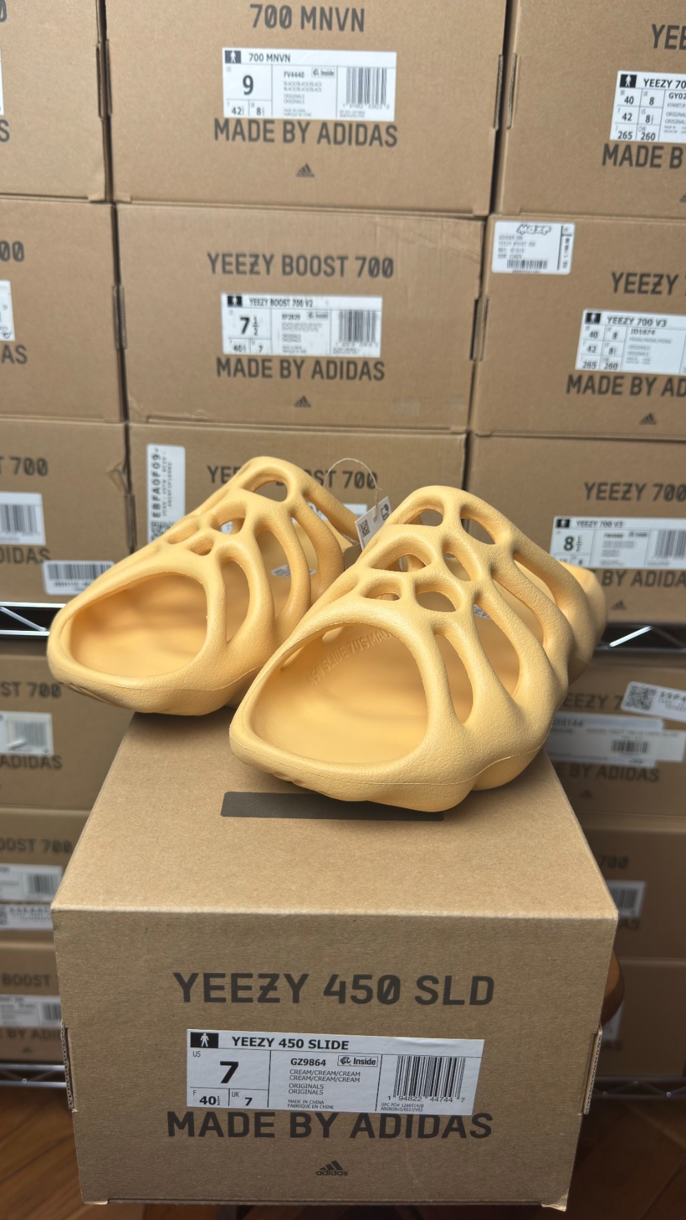 adidas Yeezy 450 Slide Cream — 38 / 39 / 39.5 / 34/5 / 38/9, Novo