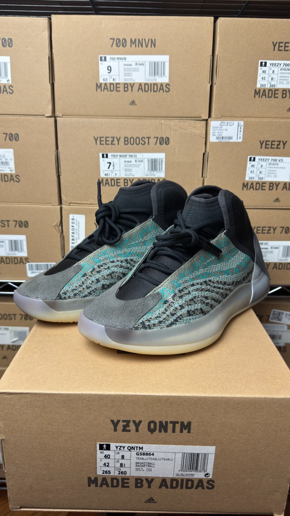 Yeezy QNTM Teal Blue