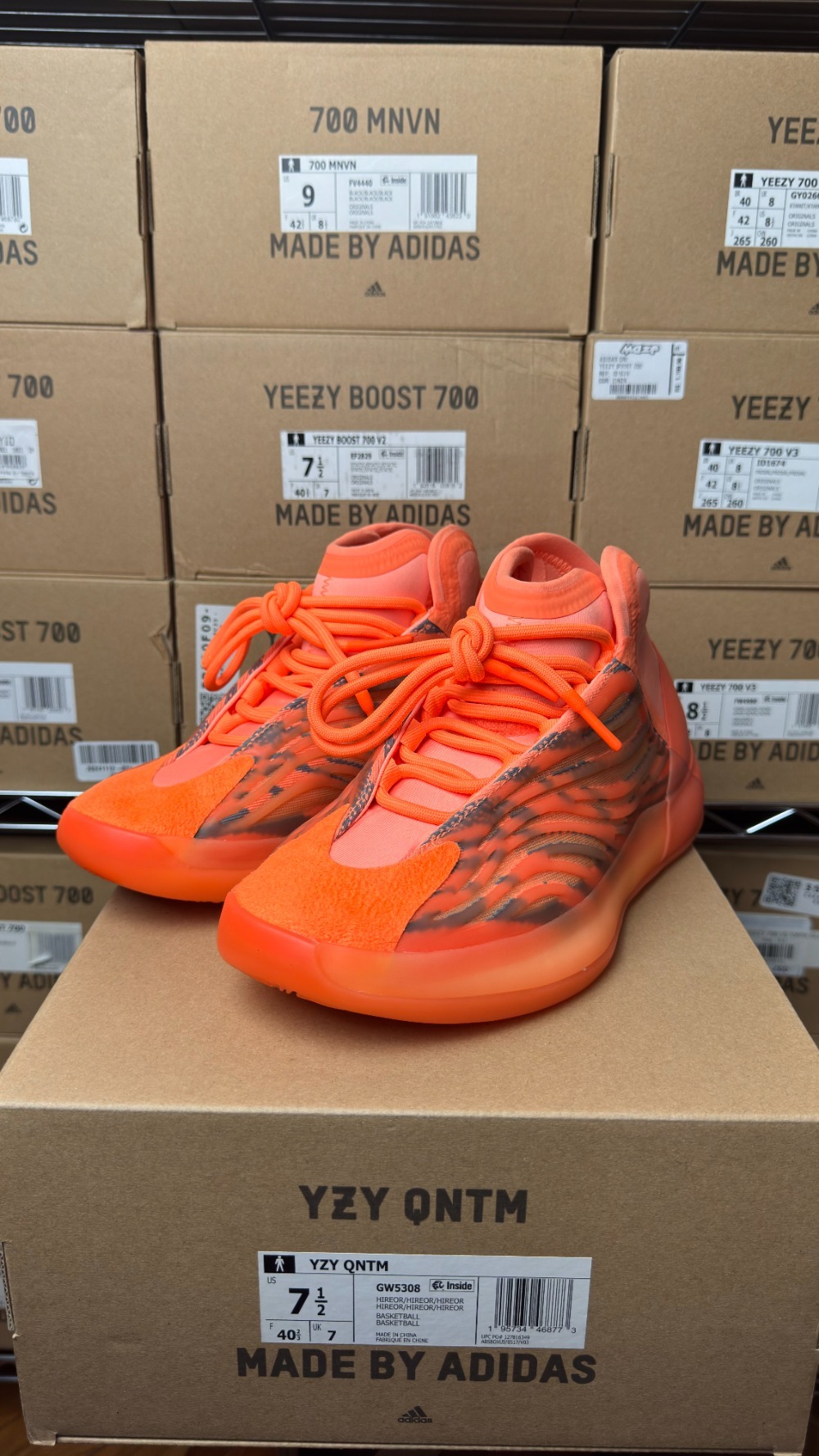 Yeezy QNTM Hi-Res Orange