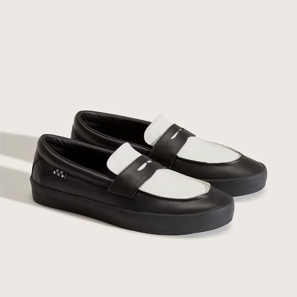 Vans Skate Loafer 25cm us7 black レザー Vans Skate Loafer Black - Droper