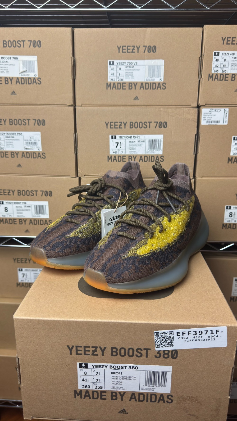 Yeezy Boost 380 Lmnte Reflective — 39.5, Novo