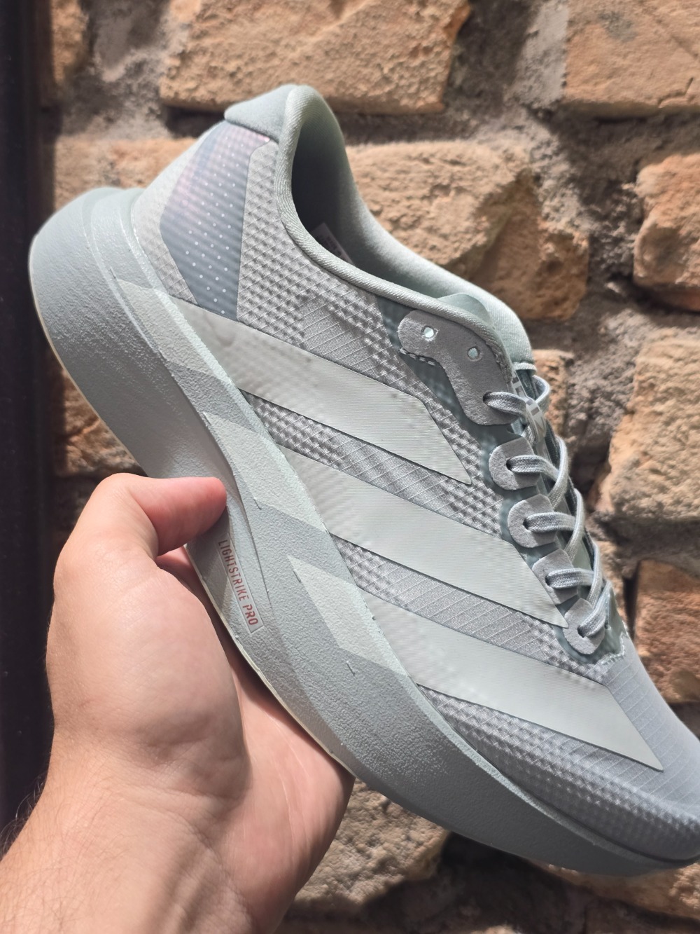 adidas Adizero EVO SL Tactile Green Magic Grey Met — 40 / 43, Novo