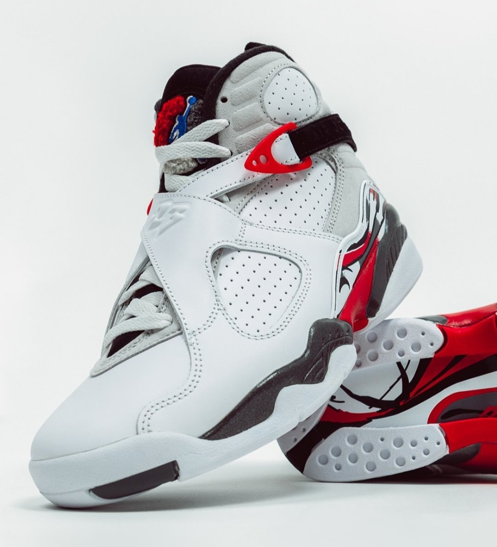 Air Jordan 8 White True Red