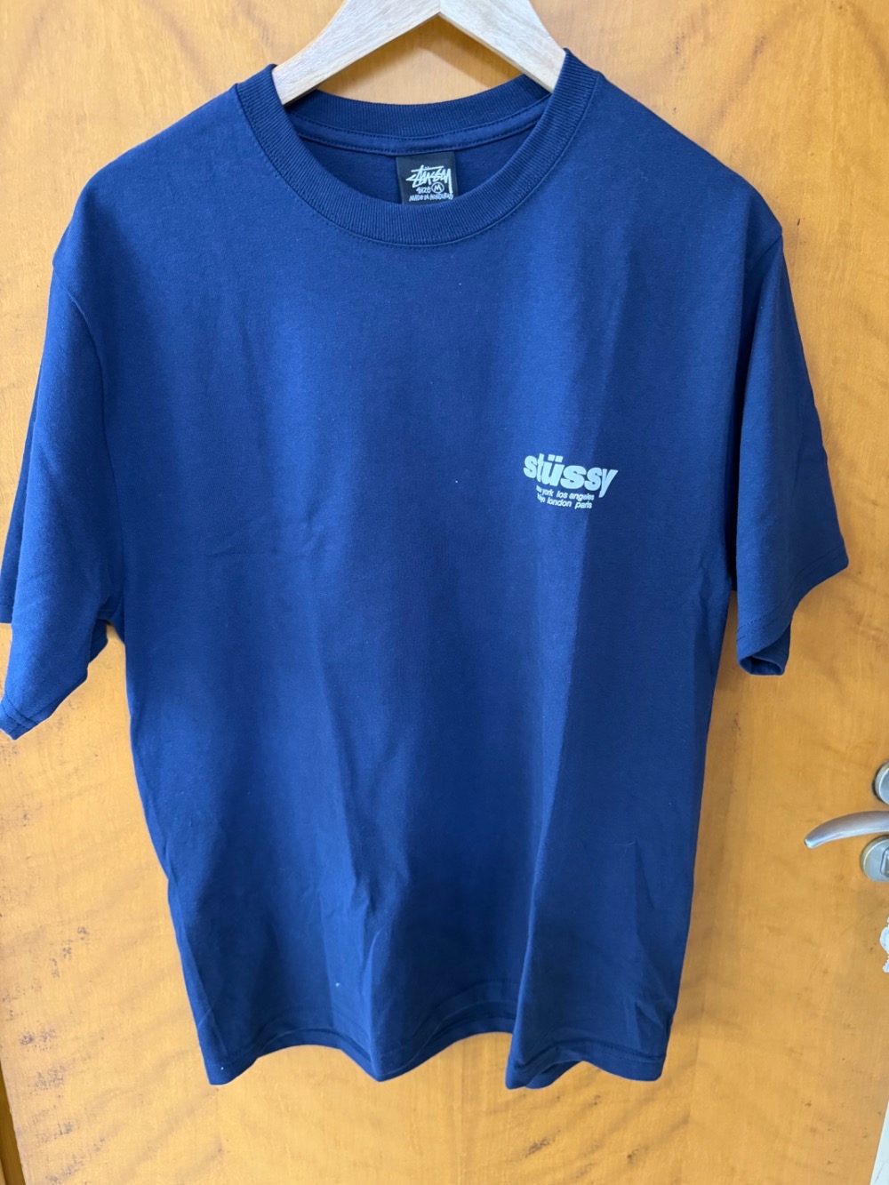 Camiseta Stussy Rollers Blue — M, Novo