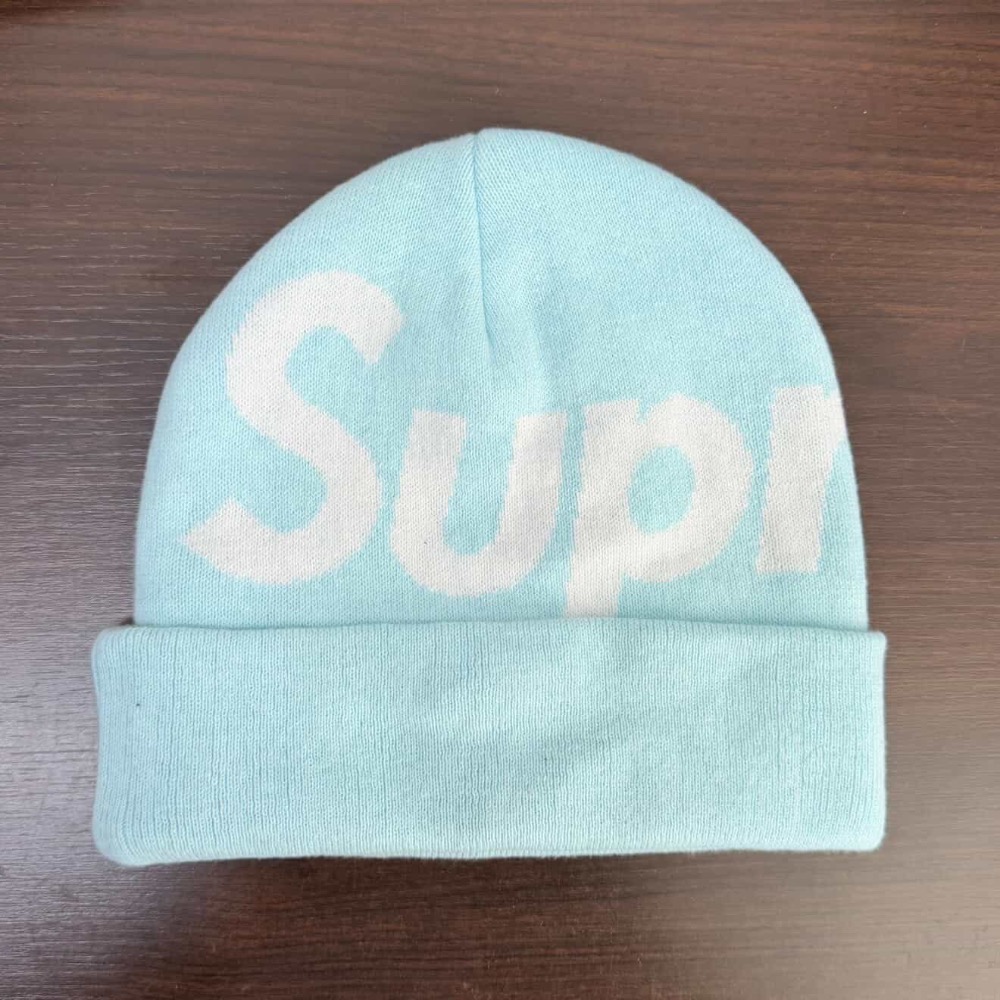 Touca Supreme Big Logo Light Blue FW25-W18 — Único, Novo