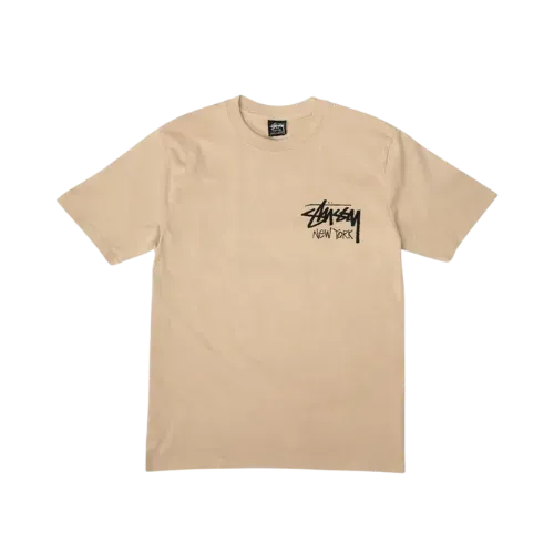 Camiseta Stussy Stock New York Khaki