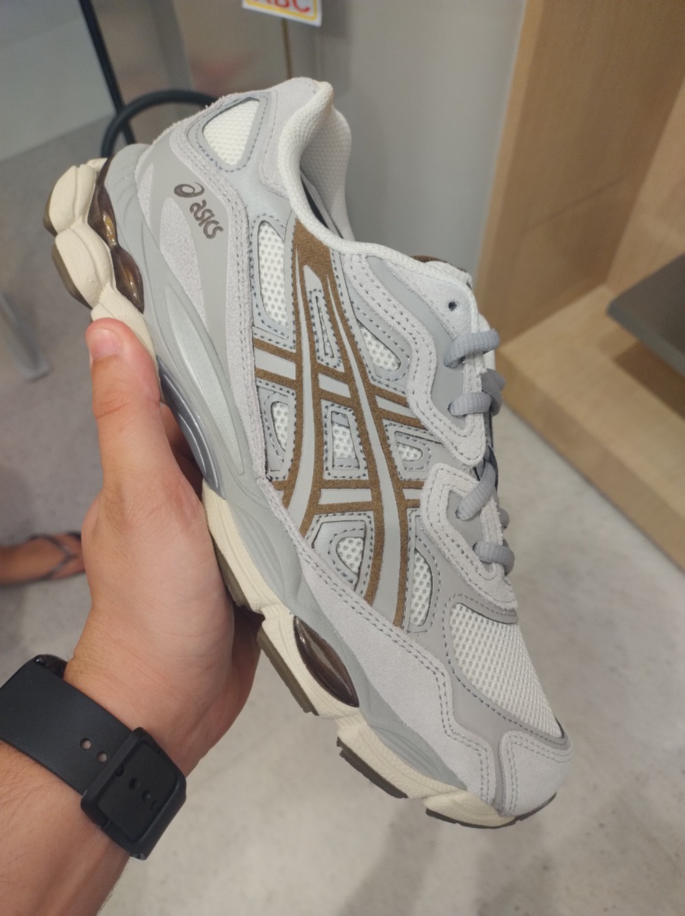 Asics Gel-NYC Cream Cement Grey