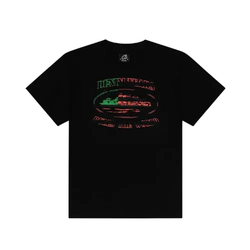 Denim Tears x Corteiz Camiseta Cortears OG Alcatraz Black