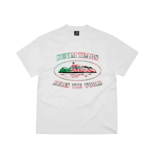 Denim Tears x Corteiz Camiseta Cortears OG Alcatraz White