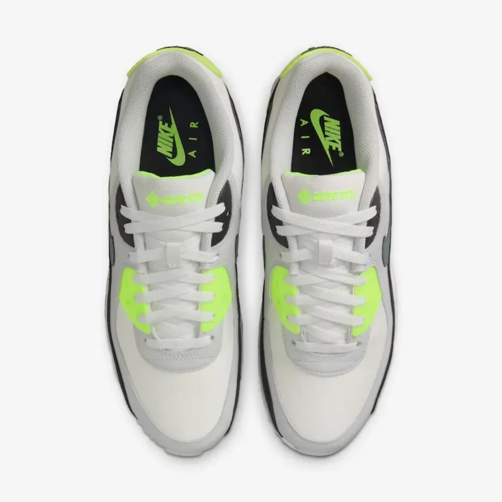 Nike Air Max 90 Gore-Tex Summit White Cool Grey Volt Black - Droper