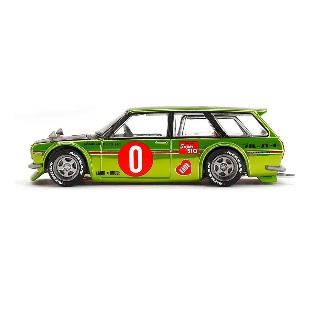 Kaido House x Mini GT Datsun 510 Wagon Og Flow Yellow #164 - Droper