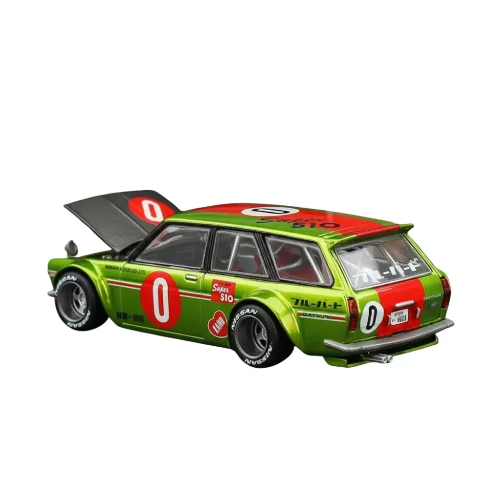 Kaido House x Mini GT Datsun 510 Wagon Og Flow Yellow #164 - Droper