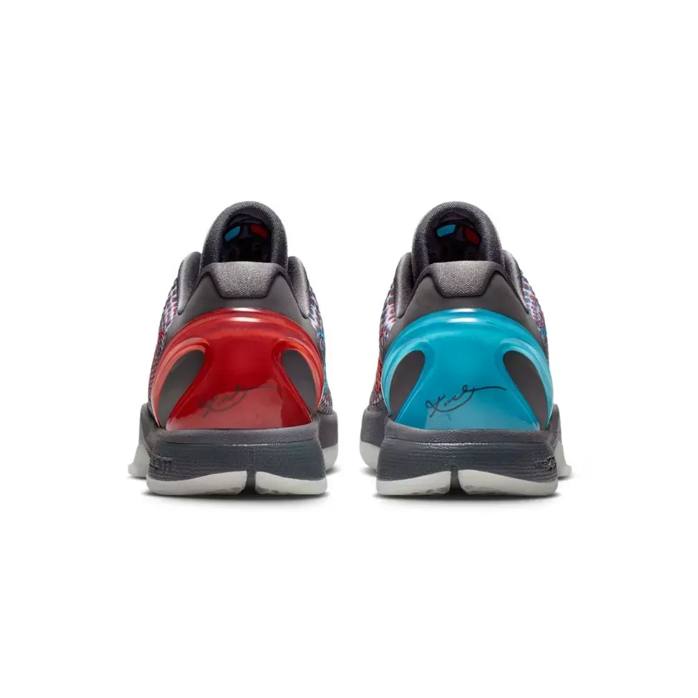 Kobe VI Protro 11.5 ダークグレー/クロリブルー Nike Kobe 6 Protro 3D Dark Grey Chlorine Blue Daring Red - Droper