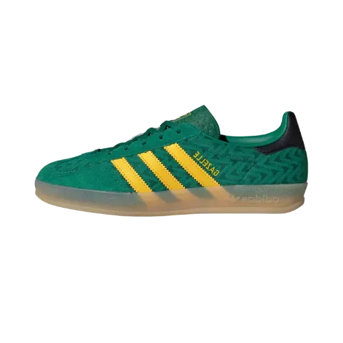adidas Gazelle Indoor Bold Green EQT Yellow Feminino