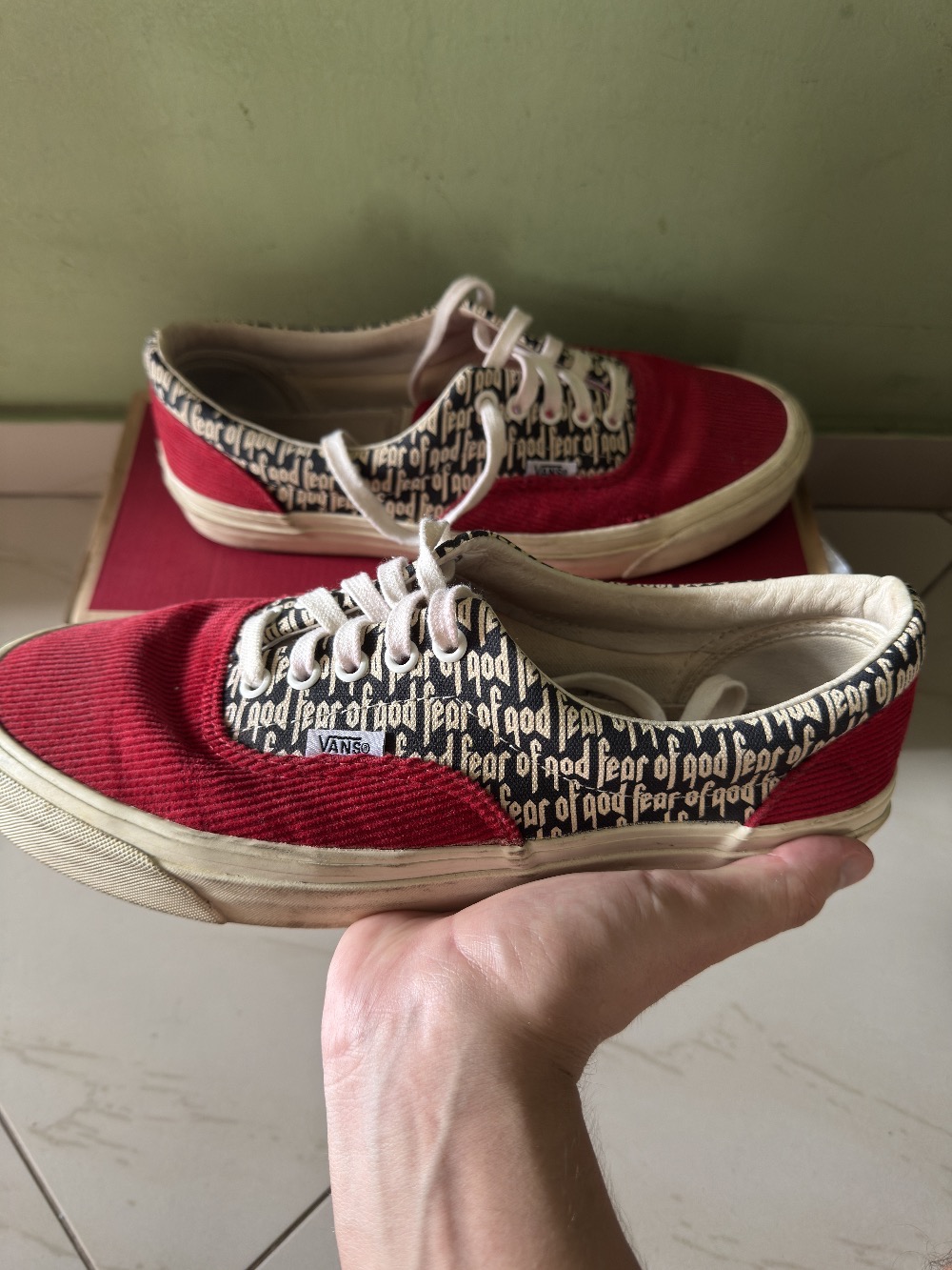 Fear of God x Vans Era 95 DX Red